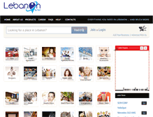 Tablet Screenshot of lebanonbynet.com